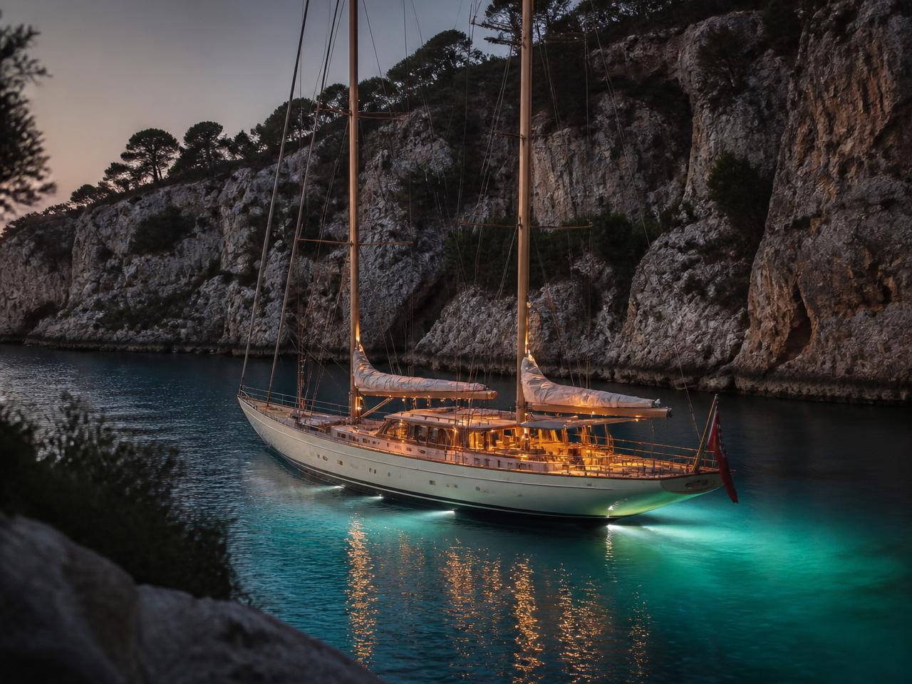S/Y Aurora Balear, Port Adriano